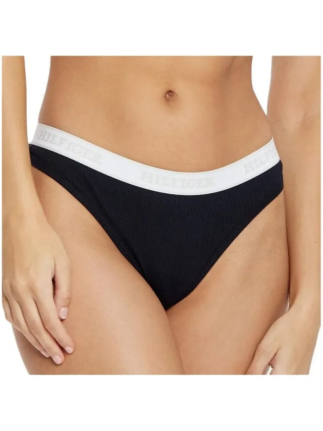 Tommy Hilfiger Strings Tommy Hilfiger ThongR Zwart