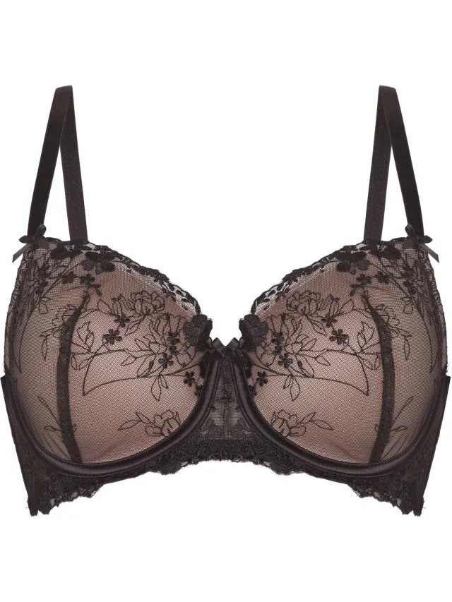 Hunkemöller Voorgevormde beugel bh Peonie Zwart