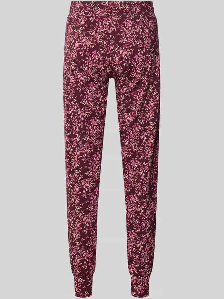 SKINY Regular fit pyjamabroek in all-over look Bordeaux