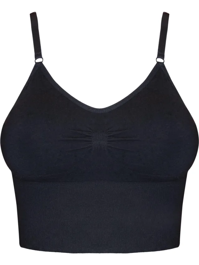 MAGIC Bodyfashion Bamboo Shape Spaghetti Beha Bamboo Zwart Vrouwen