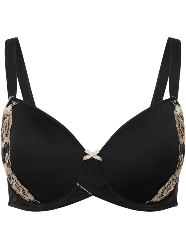 TruYou Dames - Beugelbeha kant zachte cups - Zwart