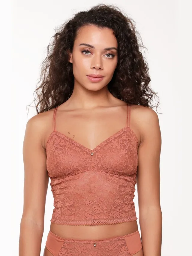 LingaDore bralette Triangle Ginger bread