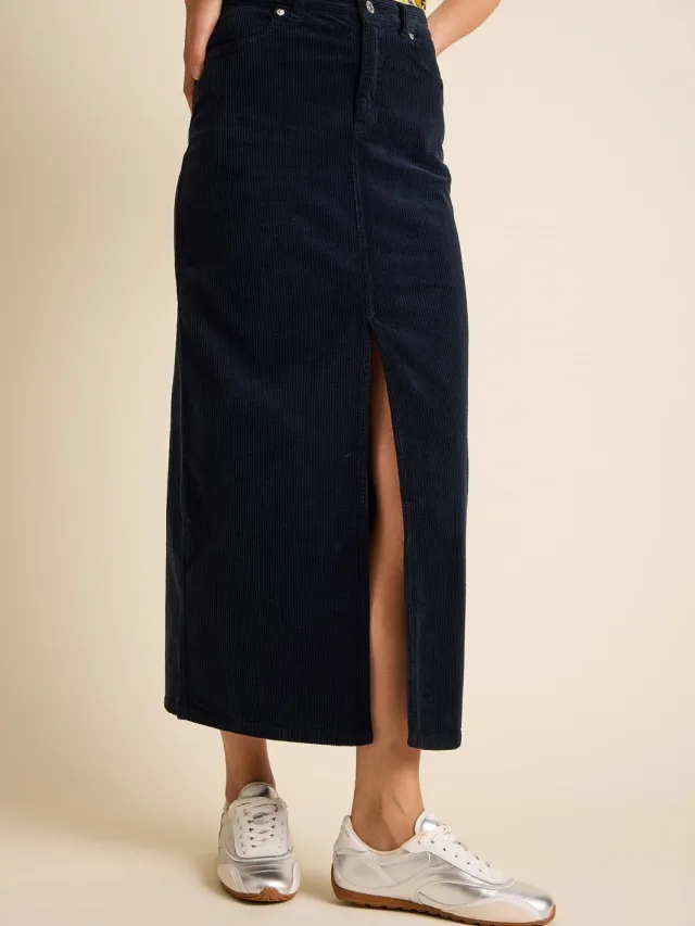 Côtelé dames vegan Rok Frida Navy, foto 2