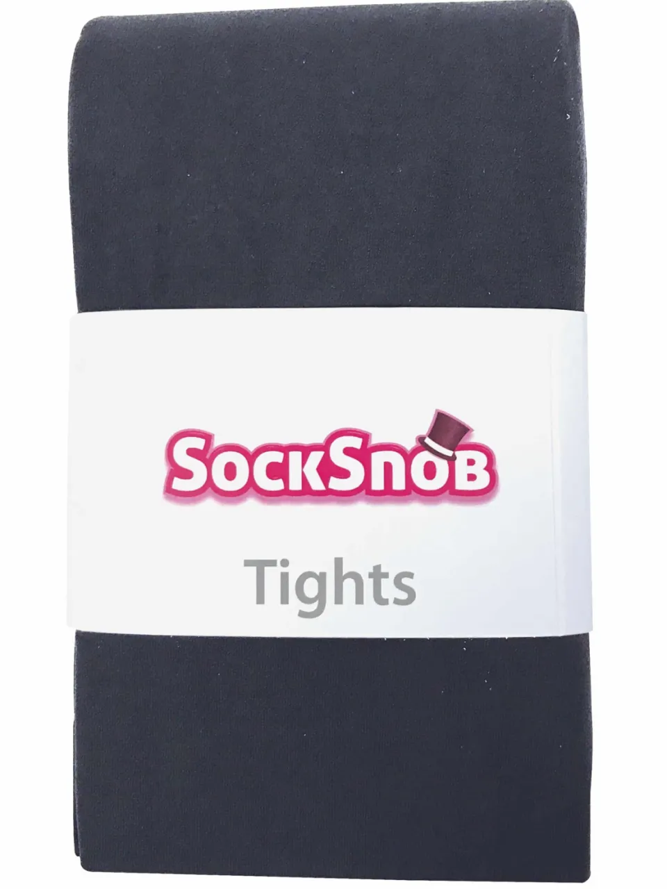 Sock Snob Dames 80 denier ondoorzichtige effen gekleurde panty's - Houtskool antraciet, foto 2
