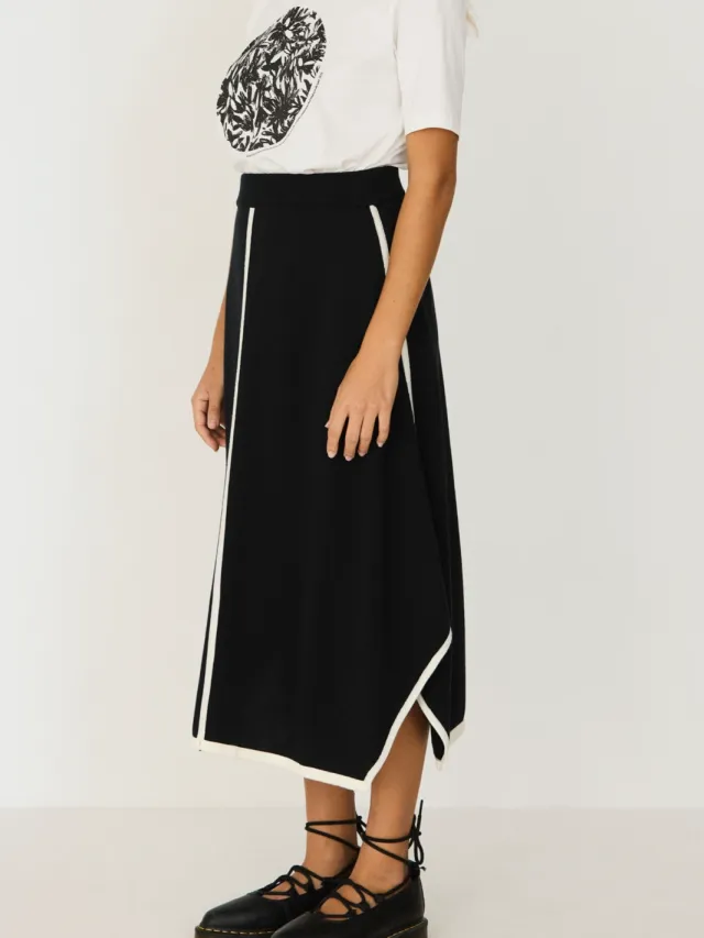 Skfk dames vegan Rok Bixe Zwart
