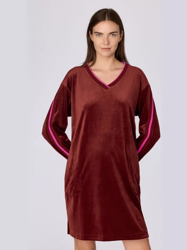 Woody Jurk bordeaux Rood