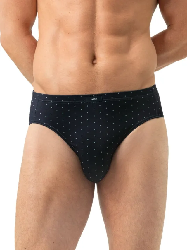Mey onderbroek marineblauw gestipt