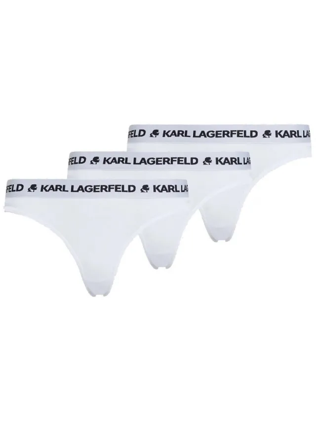 Karl Lagerfeld Logo Brief 3-pack wit