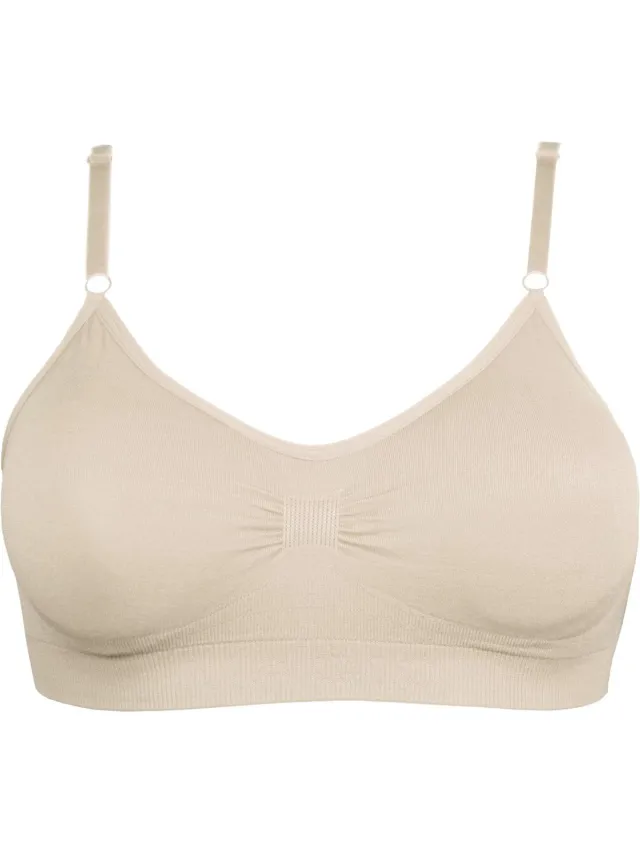 MAGIC Bodyfashion Bamboo Comfort Bra with Spaghetti Straps Cream Vrouwen Bamboo Cream