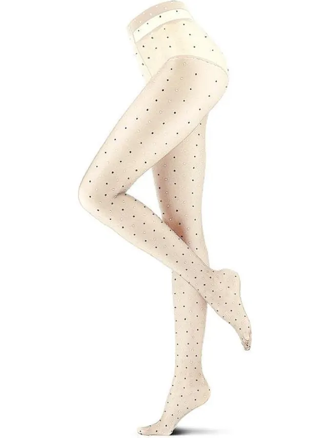 Oroblu Panty Bicolor Dot Fashion maat S cosmetic4 Cosmetic 4