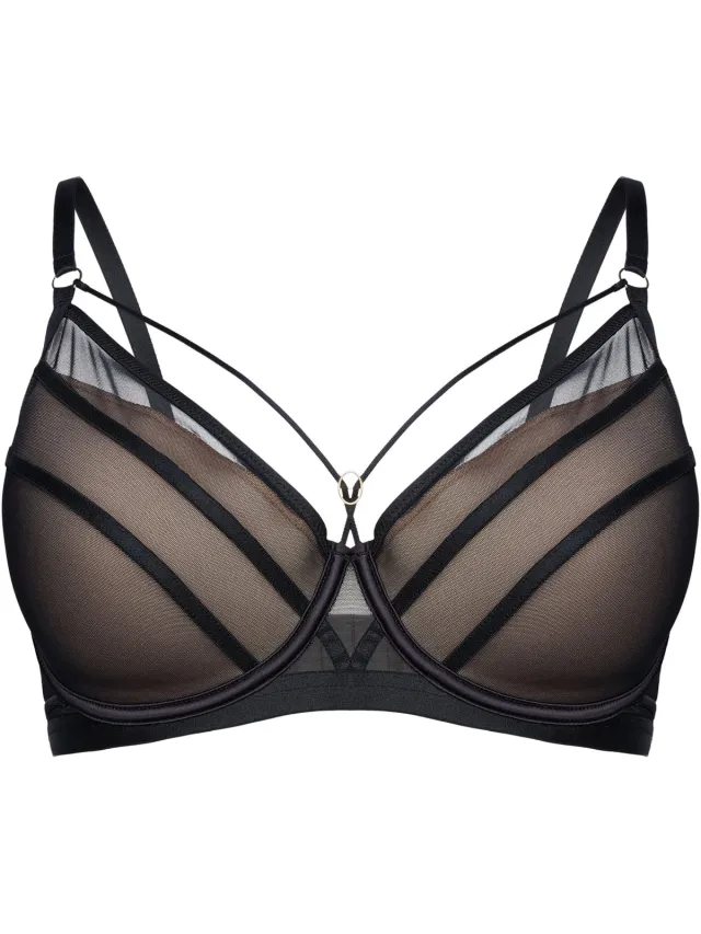 ESOTIQ Glam - Push-upbeha - Zwart