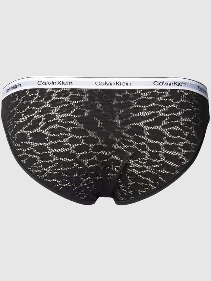 Calvin Klein Slip met label in band zwart, foto 2