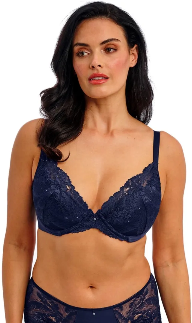 Wacoal Push-up BH "Most Divine" - Donkerblauw - 85-100C