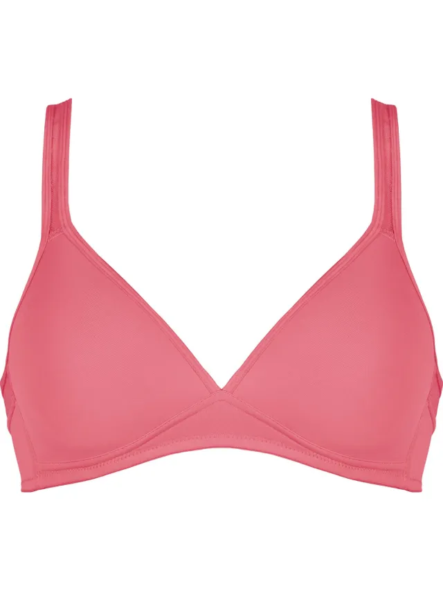 Naturana Soft bh met mesh bandjes - 5757 - Rasberry Mousse