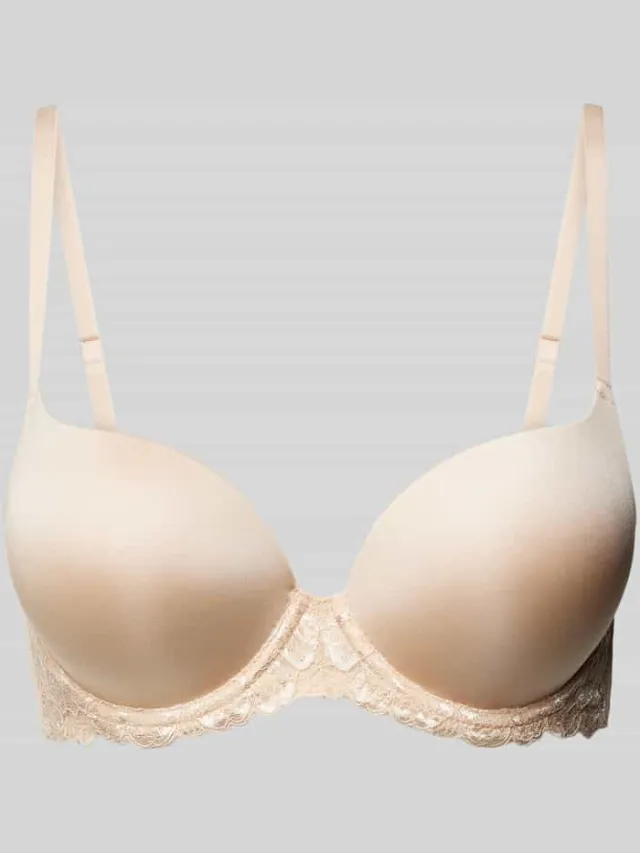 Dorina Super Push-up Bh met Details van kant Model 'CLAIRE' Beige