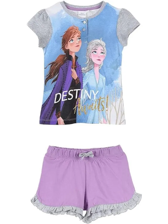 Disney Frozen kinderpyjama's in cadeaudoos 3 jaar Blauw