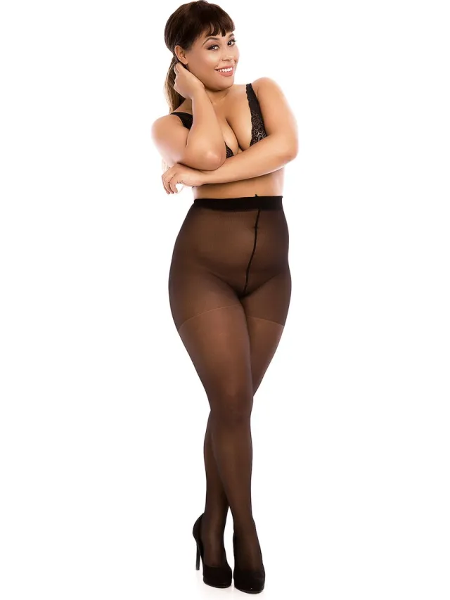 Glamory Biggi Big Daily - Panty - 20 den - maat 2XL (52-54) - zwart