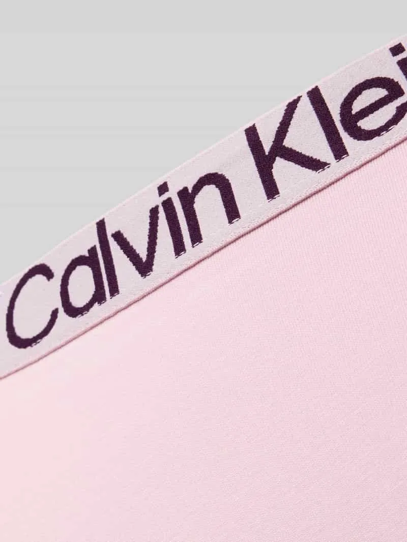 Calvin Klein Slip van katoenmix met label in band roze, foto 3