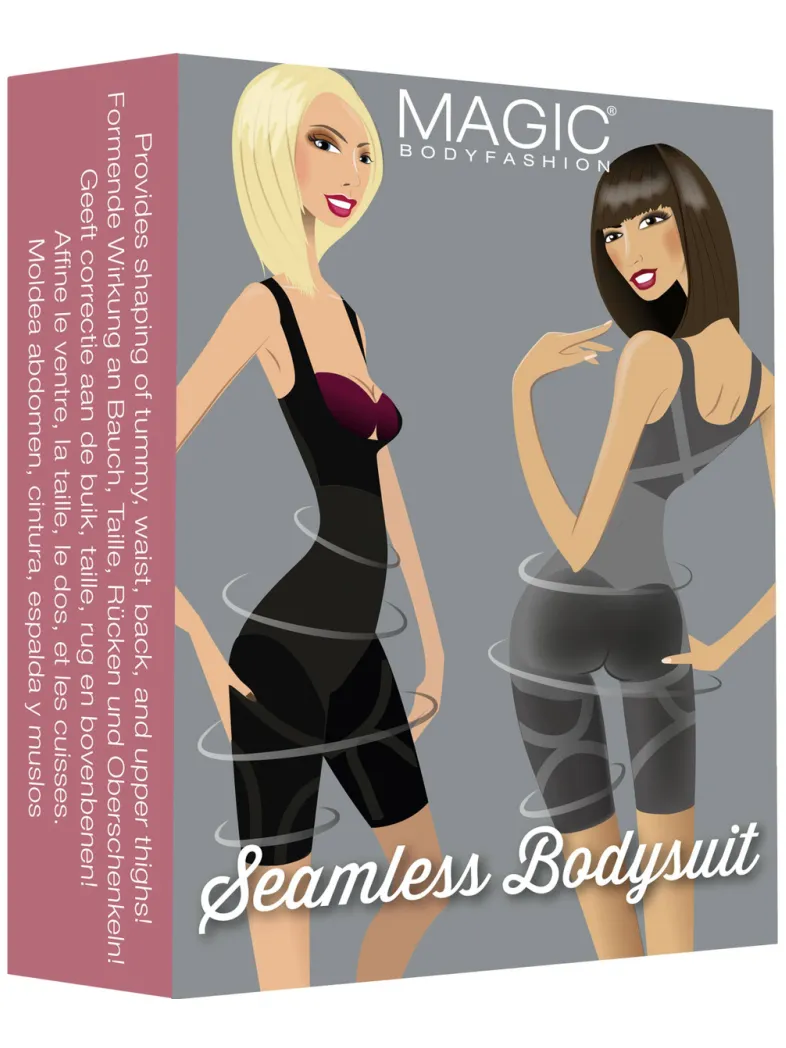 MAGIC Bodyfashion medium corrigerende bodysuit Seamless zwart, foto 4