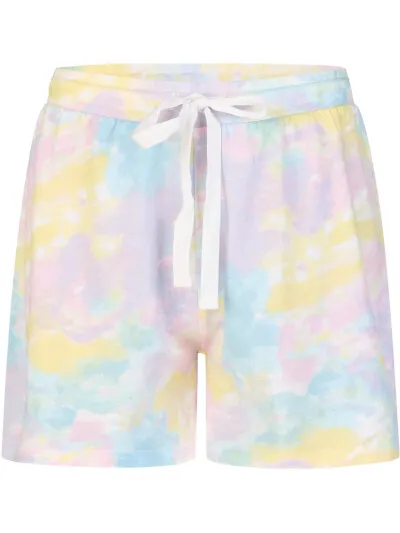 By Louise Dames shortama korte pyjama set geprint wit/multi, foto 2