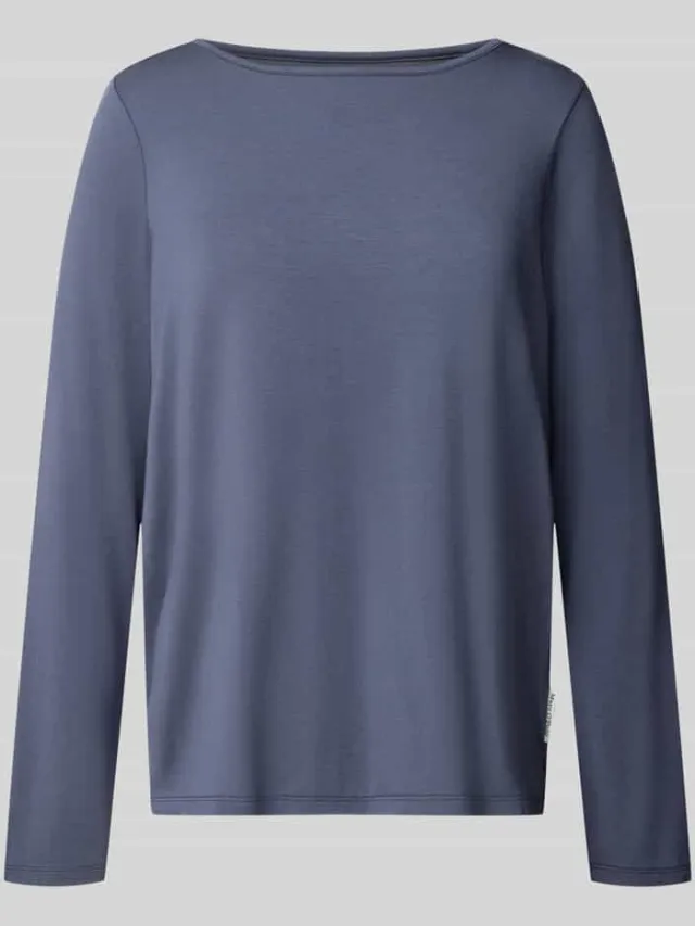 Marc O'Polo Loose fit pyjamabovendeel van modalmix Donkerblauw
