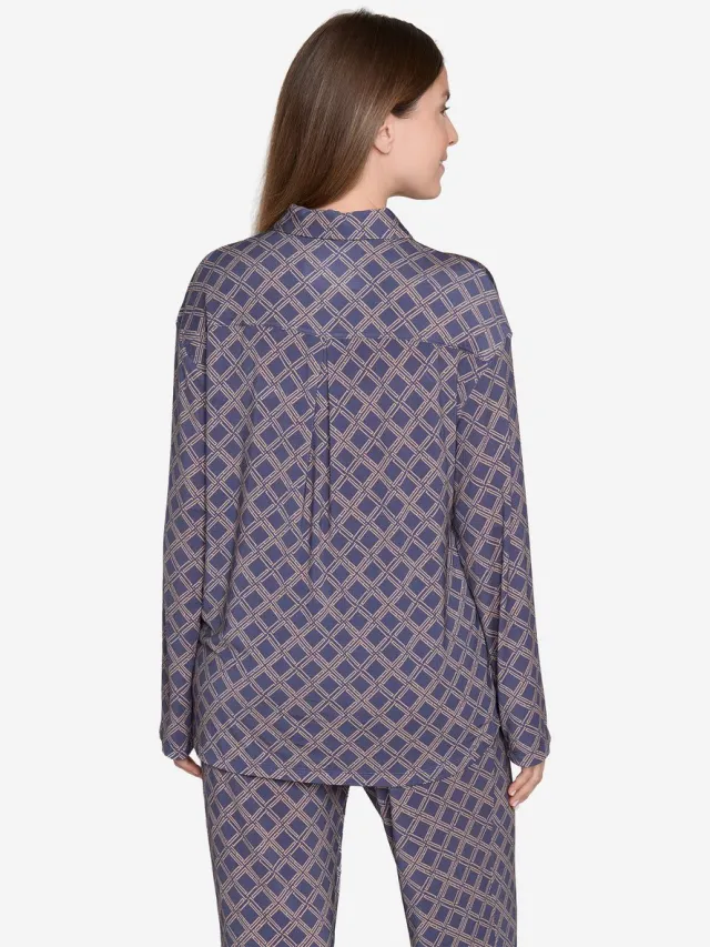 Joop! Nachthemd Loungewear OPEN PURPLE