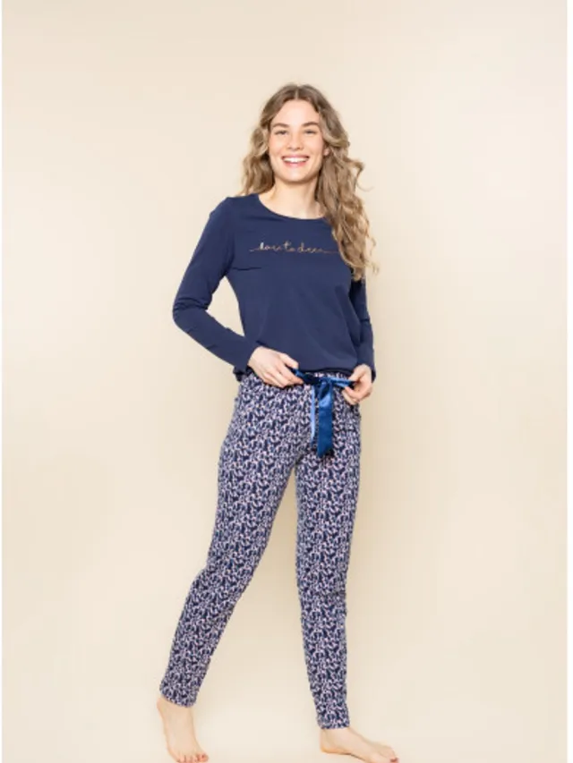 Charlie Choe Dames Pyjama Fragrant Lilac Blauw Blue
