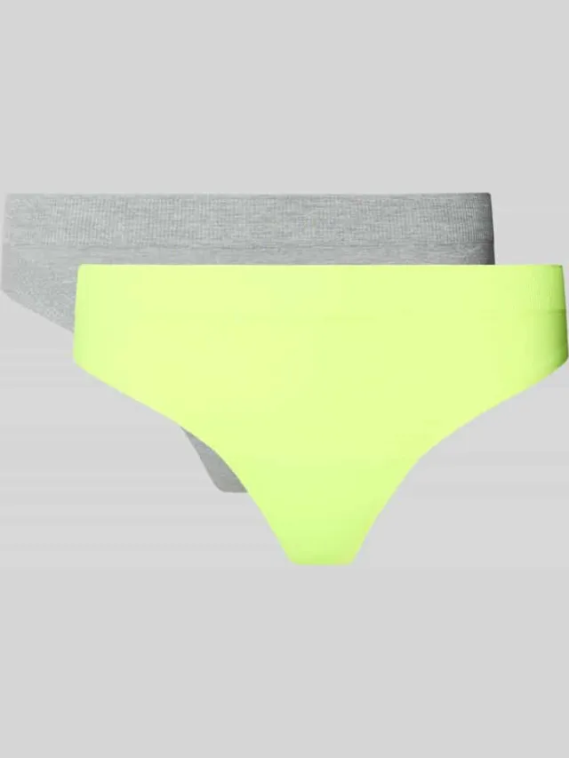 Puma String met logo in set van 2 Middengrijs gemêleerd
