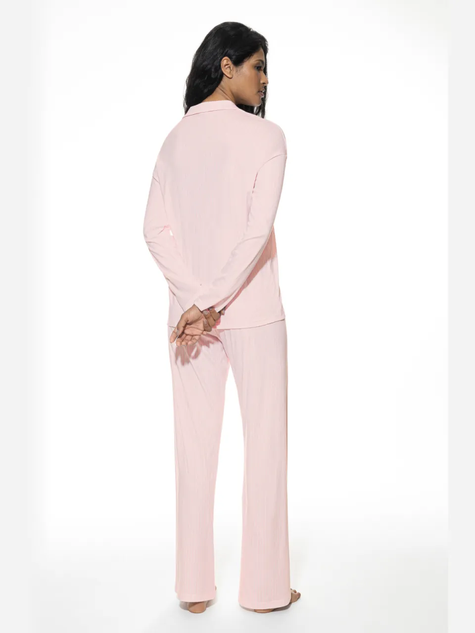 Mey Lange pyjama Serie Adorable Lines Bonbon Pink, foto 3