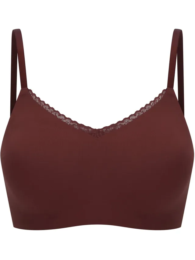 Schiesser Bustier - Dames - Bustiers wijnrood