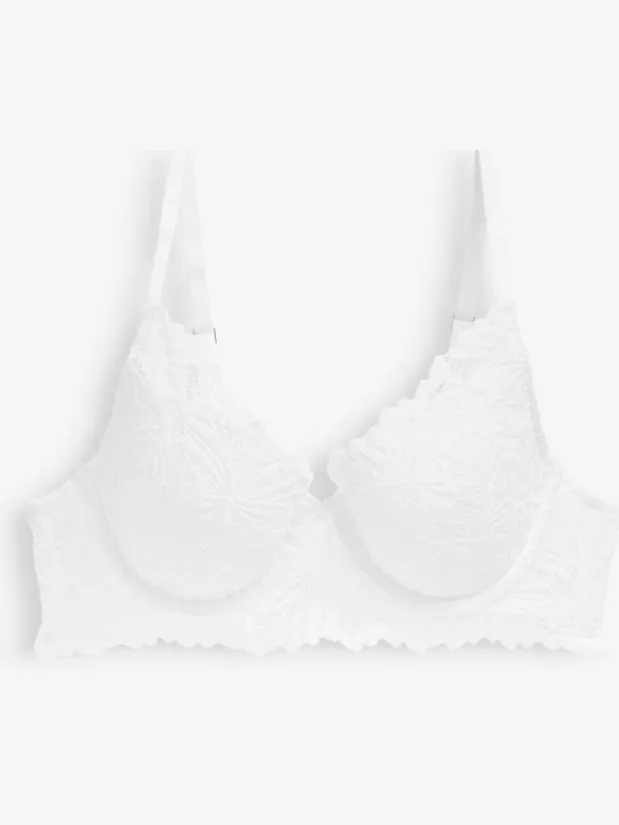 Next Dames - Kanten ultieme comfortabele beha - Wit White