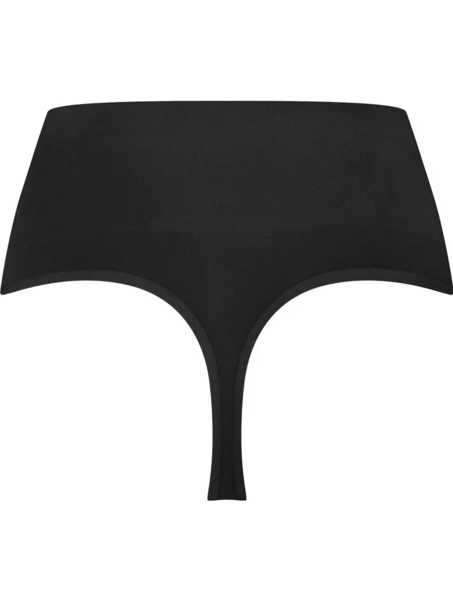 Bamboo Basics Zoey high waist string zwart, foto 3