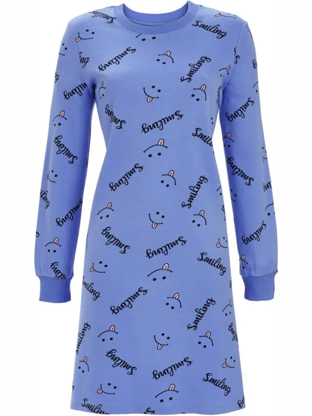 Ringella Happy Look – Nachtkleed – 5511029 – Milky Blue – Blauw