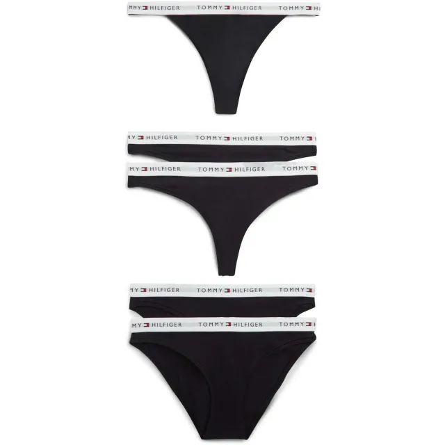 Tommy Hilfiger Multi Shape slip zwart