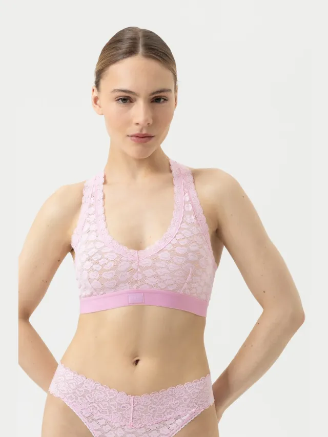 Mey Bustier Serie Savage Lace Soft Pink roze