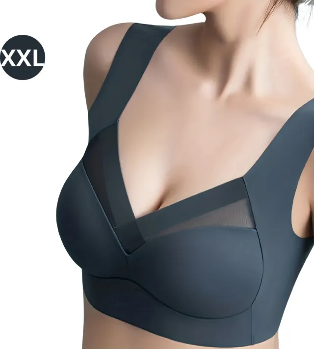 Livano BH Zonder Beugel - Zonder Bandjes - Push-up Bh's - Comfort Bh - Marineblauw