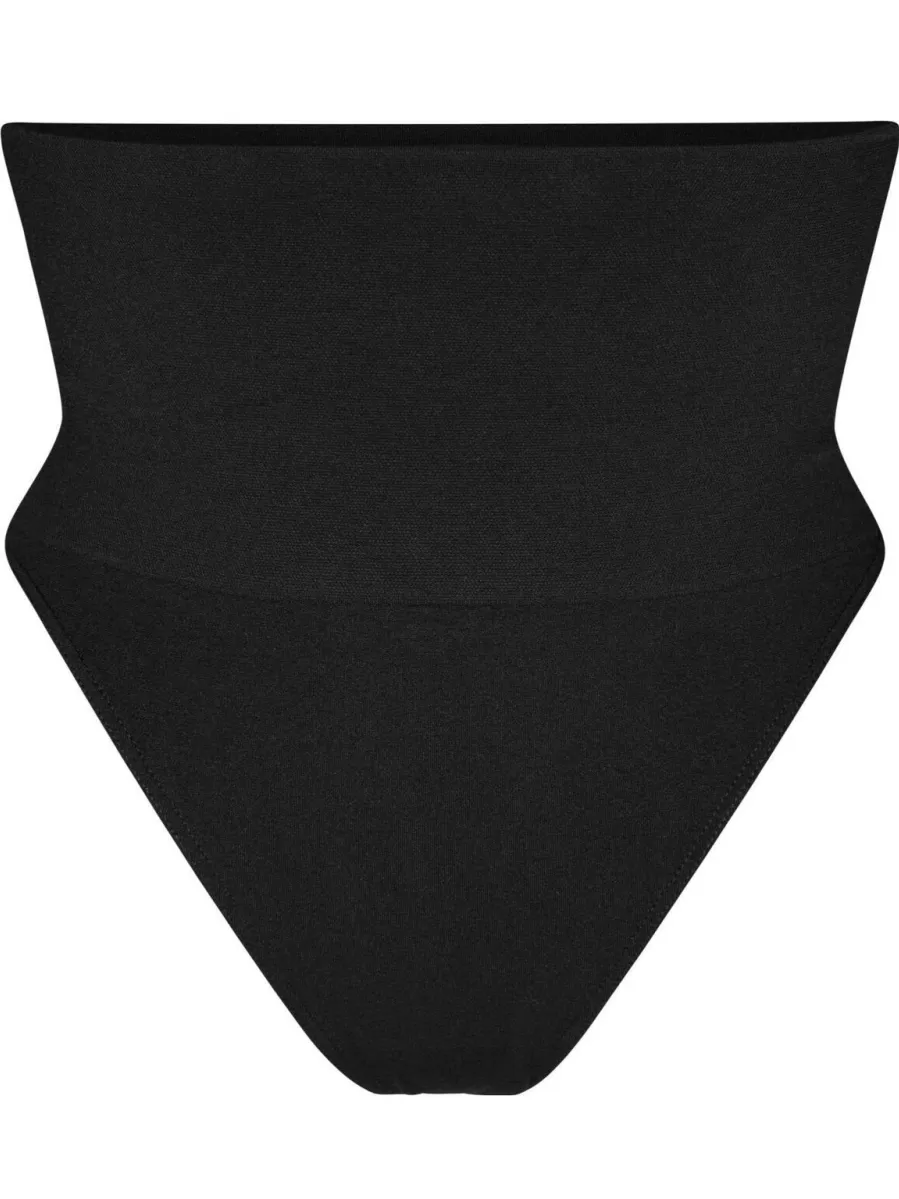 MAGIC Bodyfashion seamless high waist corrigerende string Shimmer zwart, foto 2