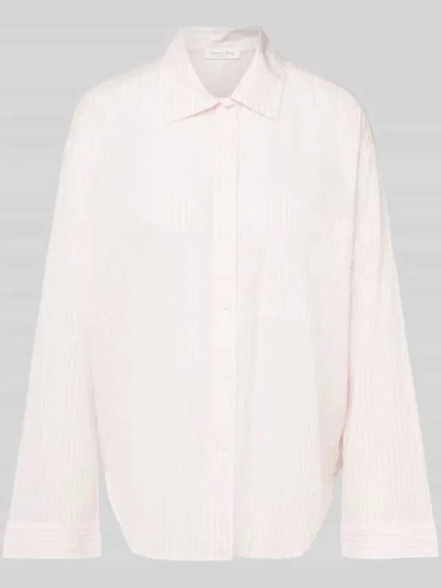 Christian Berg Woman Pyjamabovendeel met borstzak Rosé
