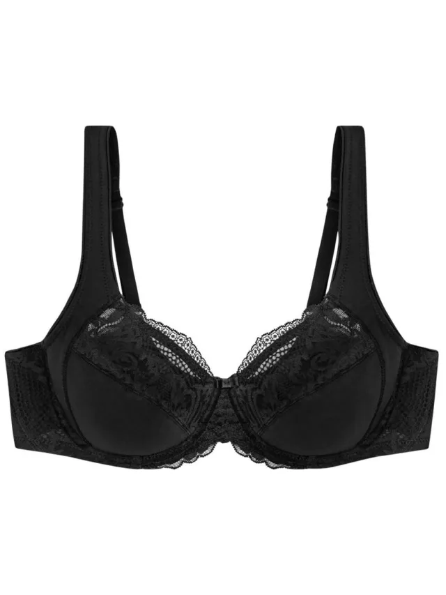 Triumph beugel-bh Modern Lace + Cotton zwart