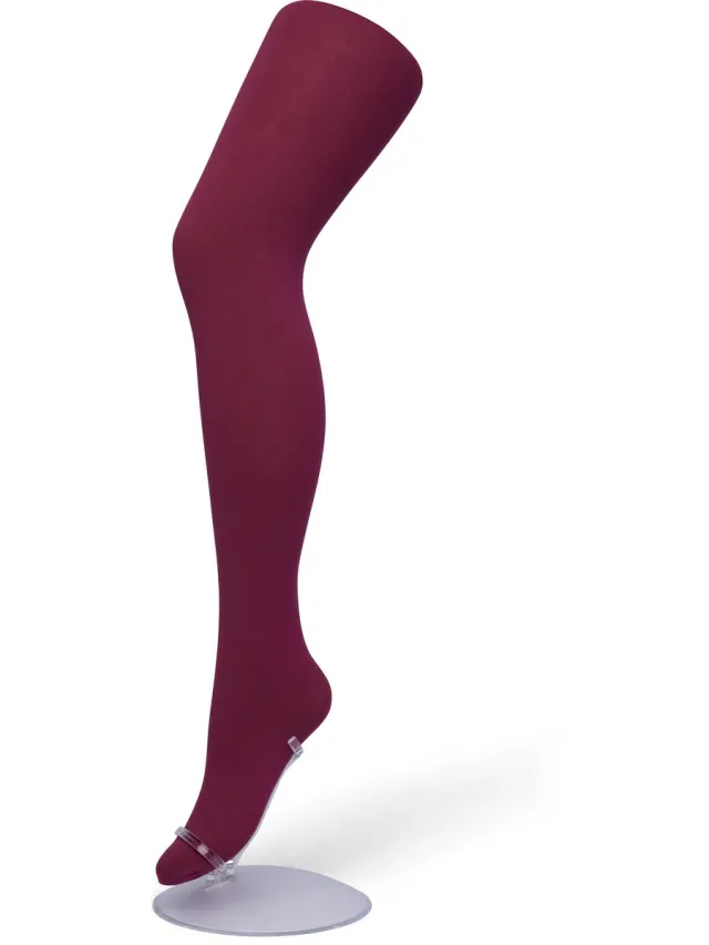 Bonnie Doon Opaque Comfort Panty 70 Denier Donker Rood Dames maat 36/38 S - Extra brede Comfort Boord - Tekent Niet - Kleedt Mooi af - Mat Effect - Gladde Naden - Maximaal Draagcomfort - Donkerrood - Bordeaux - Rhododendron - BN161912.338