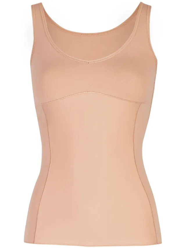 Nina von C. Nina von C corrigerend hemd - Katoen - 44 - Beige
