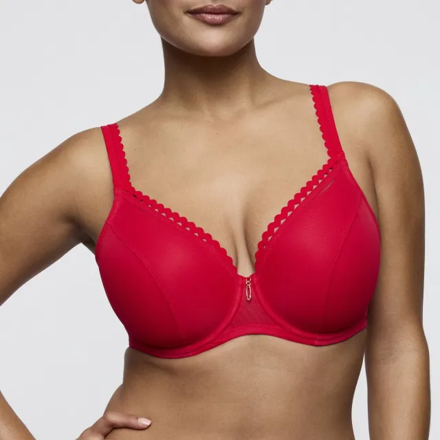 PrimaDonna Twist Wowgirl Voorgevormde Beugel Bh Hartvorm 0242600 True Red - maat EU 70D / FR