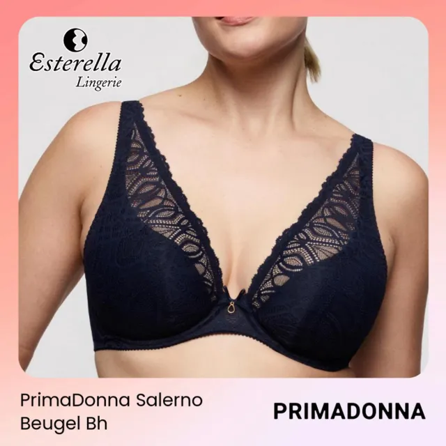 PrimaDonna Salerno Plunge Bh Halve Mousse Cups 0163532 Midnight Blue - maat EU 85C / FR