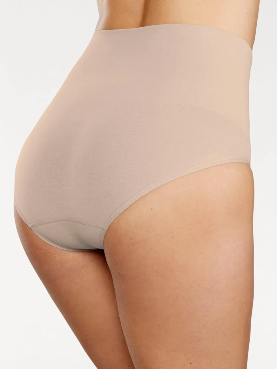 correctieslip zwart en beige zwart, beige