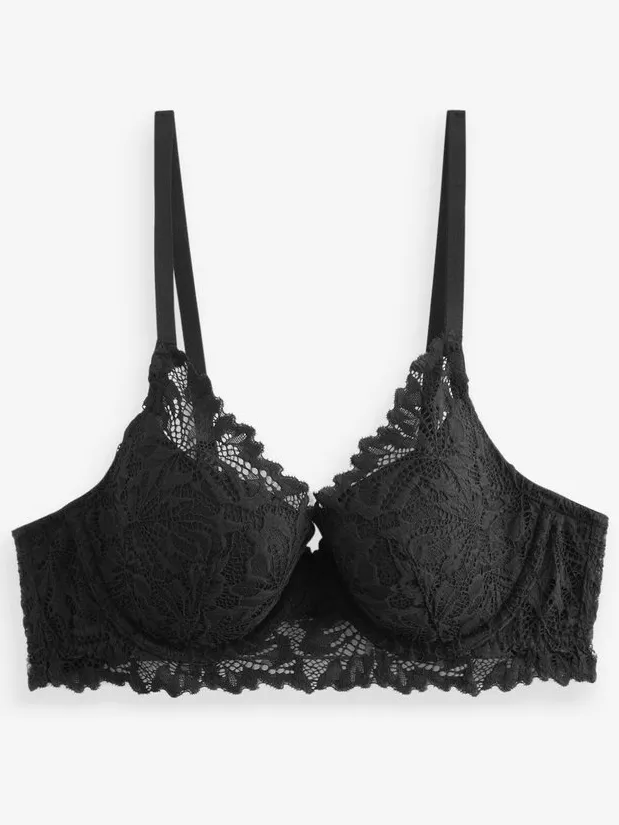 Next Dames - Kanten ultieme comfortabele beha - Zwart Black