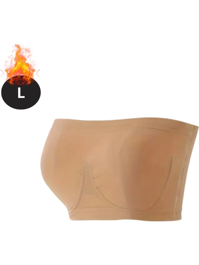 Livano BH Zonder Beugel - Zonder Bandjes - Push-up Bh's - Comfort Beha - Comfortabel - Sterk - Yoga - Dames - Khaki
