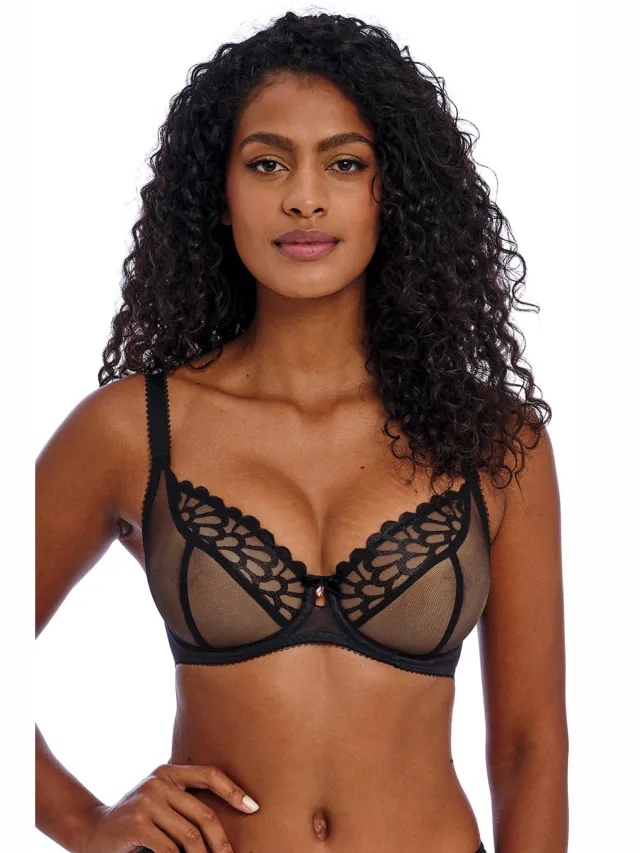 Freya Loveland niet-voorgevormde plunge beugelbh zwart, foto 4