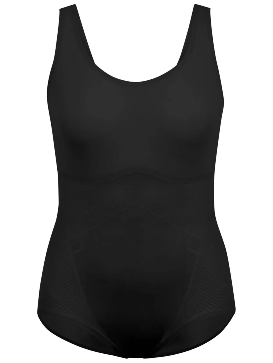 SPANX SPANXshape™ Invisible seamless medium corrigerende Tank Panty body zwart, foto 2
