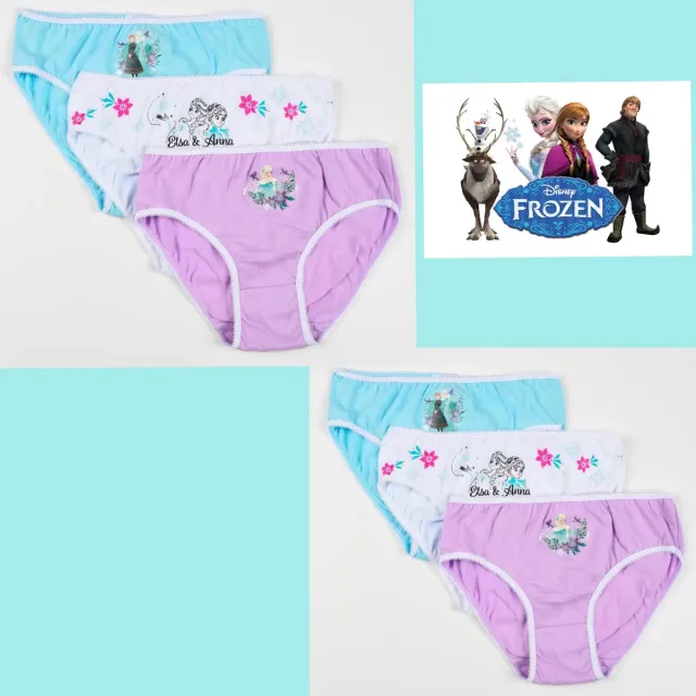 Disney Frozen Onderbroek - Set van 6 stuks - Katoen - Slips - 5/6 Jaar Multi