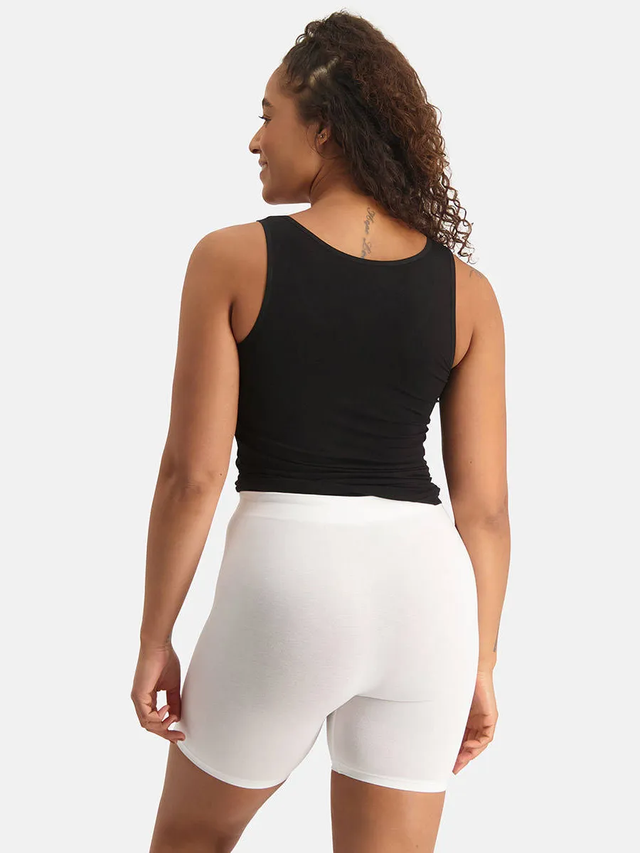 Bamboo Basics Suze biker short wit, foto 6